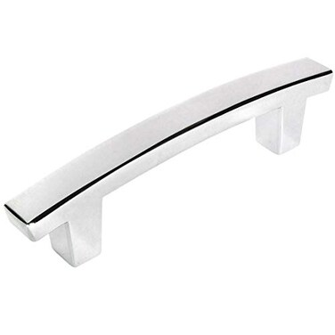 Cosmas 10 Pack 5236CH Polished Chrome Arch Pull 3-1/2 Inch Hole Centers
