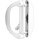 PRIME-LINE Diecast, White, Outside Patio Door Pull w/Latch ,Single Pack