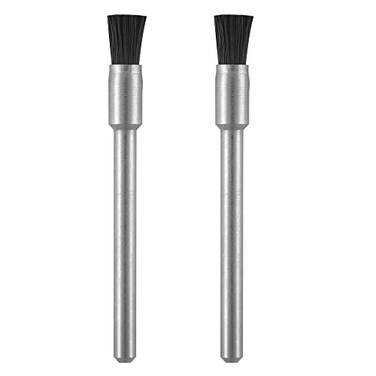Dremel 405-02 Nylon Bristle Brushes ,2 Pack, 1/8" Diameter