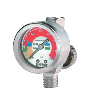 DeVilbiss Air Adjusting Valve with Gauge HAV511-1 Each