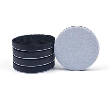 POLIWELL 5 Pack 3 Inch 75mm Foam Buffing Interface Pad