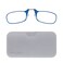 ThinOptics Pod Reading Glasses - Slim Armless Pocket Readers - White, Blue 2.0x