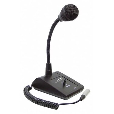 Speco Technologies Tabletop Microphone,Adjustable Gooseneck MHL5S - 1 Each