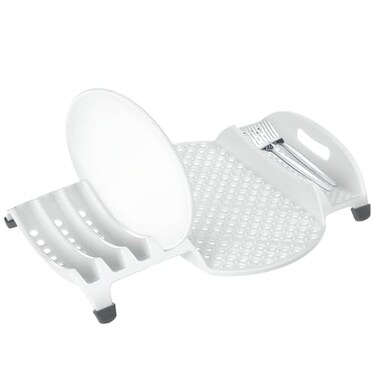 Progressive PrepSolutions In-Sink Dish Drainer“ White, Space-Saving Design for Efficient Dish Drying