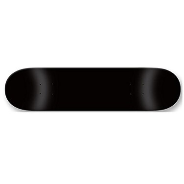 Moose Blank 8" Skateboard Deck ,Dipped Black