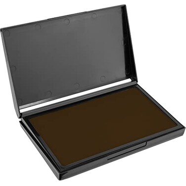 MaxMark Large Brown Stamp Pad - 4-1/4" by 7-1/4" - Premium Quality Felt Pad