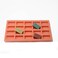 X-Haibei Rectangular Mini Guest Soap Chocolate Candy Mold Sample Soap Silicone Mold 20-Cavity 0.5OZ PER CELL