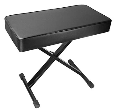 Rockville Extra Thick Padded Foldable Keyboard Bench w/Quick-Release ,RKB61