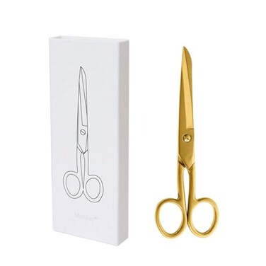 MultiBey Gold Scissors 7" Tailor Fabric Paper Cutting Tools