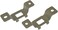 Dorman 38432 Tailgate Latch Striker Plates Compatible with Select Chevrolet / GMC Models, 2 Pack