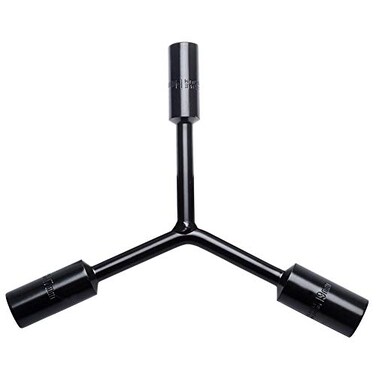 TUSK 3-Way Lug Nut Wrench ATV UTV 14mm, 17mm, 19mm