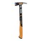 Fiskars Pro IsoCore 16" Milled-Face Framing Hammer with Rip Claw, 28oz