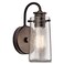 Kichler Braelyn 9.5" 1-Light Wall Sconce Light, Olde Bronze