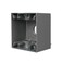 BELL 2-Gang Weatherproof Deep Box, Five 1 in. Threaded Outlets, Gray ,5389-0