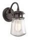 Kichler Lyndon Outdoor Wall Sconce Light, Architectural Bronze