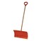 Emsco Group Bigfoot 21" Poly Pusher Snow Shovel - Wooden Handle