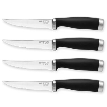 Hampton Forge Epicure“4PieceSteak KnifeSet“Black, Silver