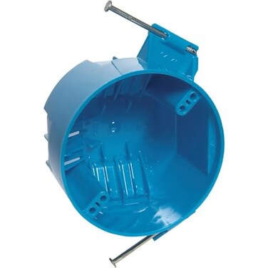 ThomasBetts Carlon B518A-UPC Ceiling Box, 18 cu-in, 3 in Dia x 2-3/4 in D
