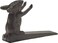 Comfify Rust Brown Cast Iron Mouse Door Stop Wedge“ Felt Bottom
