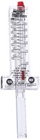 General Tools Blue-White Flowmeter for 3" PVC Pipe, Horizontal Installation