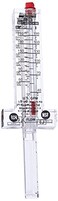 General Tools Blue-White Flowmeter for 3" PVC Pipe, Horizontal Installation