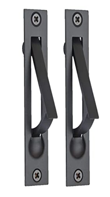 QCAA Solid Brass Edge Pull, 4", US10B ORB Oil Rubbed Bronze, 2 Pack, Made in Taiwan