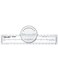 ASA Ultimate Rotating Plotter, CP-RLX, Aeronautical Chart Plotter for Student Pilot Flight Planning, Durable Resin Resists Extreme Temperatures.