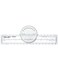 ASA Ultimate Rotating Plotter, CP-RLX, Aeronautical Chart Plotter for Student Pilot Flight Planning, Durable Resin Resists Extreme Temperatures.