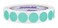 ChromaLabel Aqua Dot Stickers, 3/4 Inch, 1000/Roll