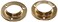 Hillman Hardware Essentials 852656 Metal Pole Socket Set - Brass Plated-1-3/8", Tan
