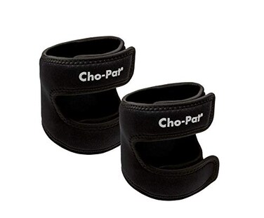 Cho-Pat Dual Action, Knee Support Strap for TendonitisPain, Pair, Medium