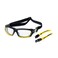 Sellstrom SRX Safety Glasses, Protective Eyewear, Anti Fog, Clear Lens Goggles, Hard Coating Co-Molded Temples, S70000