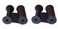 COMPUMATIC Replacement Ribbon for Rapidprint, Widmer, and Simplex, Purple Ink, 2 Pack