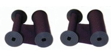 COMPUMATIC Replacement Ribbon for Rapidprint, Widmer, and Simplex, Purple Ink, 2 Pack