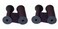 COMPUMATIC Replacement Ribbon for Rapidprint, Widmer, and Simplex, Purple Ink, 2 Pack