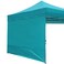 ABCCANOPY Instant Canopy SunWall 10x10 FT No Frame or Top, Turquoise