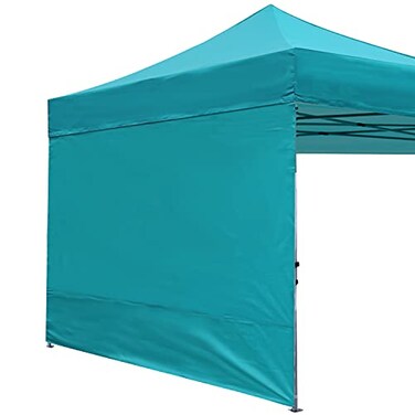 ABCCANOPY Instant Canopy SunWall 10x10 FT No Frame or Top, Turquoise