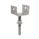 Simpson Strong-Tie EPB44PHDG EPB Hot-Dip Galvanized Pier-Block Elevated Post Base for 4x4 ,Pack of 10