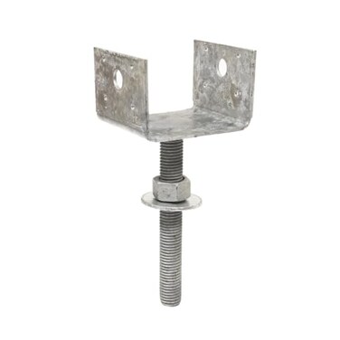 Simpson Strong-Tie EPB44PHDG EPB Hot-Dip Galvanized Pier-Block Elevated Post Base for 4x4 ,Pack of 10