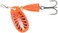 Rapala Classic Vibrax 02 Painted 3/16 Red Tiger, Multi, One Size ,60-20-510IC