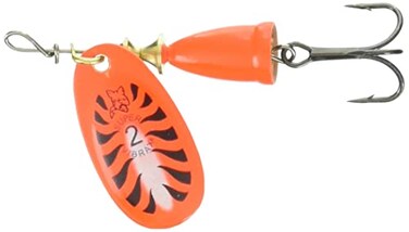 Rapala Classic Vibrax 02 Painted 3/16 Red Tiger, Multi, One Size ,60-20-510IC