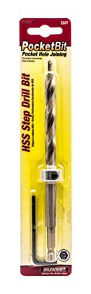 Milescraft 2307 PocketBit - Hex Shank Pocket Hole Drill Bit, Model: 23070003