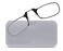 ThinOptics Pod Reading Glasses - Slim Armless Pocket Readers - White, Clear 2.0x