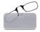 ThinOptics Pod Reading Glasses - Slim Armless Pocket Readers - White, Clear 2.0x
