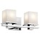 Kichler Tully 2-Light Bathroom Vanity Light, Chrome