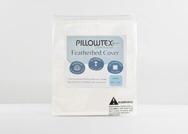 Pillowtex Featherbed Cover 100% Cotton ,King