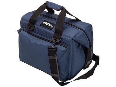AO Coolers Caravan Canvas Soft Cooler with High-Density Insulation, Oversized Storage Pockets, Navy, 24-Can