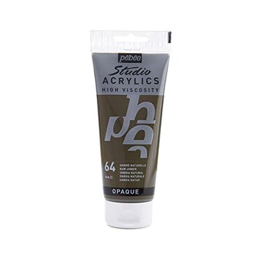 Pebeo - Acrylic Fine Studio Acrylics - Raw Umber - Raw Umber 100ml/3.38oz