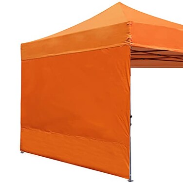 ABCCANOPY Instant Canopy SunWall 10x10 FT No Frame or Top, Orange