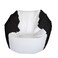 E-SeaRider Round Marine Beanbag ,Medium, Multi,White/Black